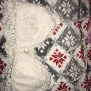 Aerie white lace bralette